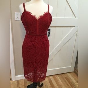 Express NWT size 4 midi dress with back zipper